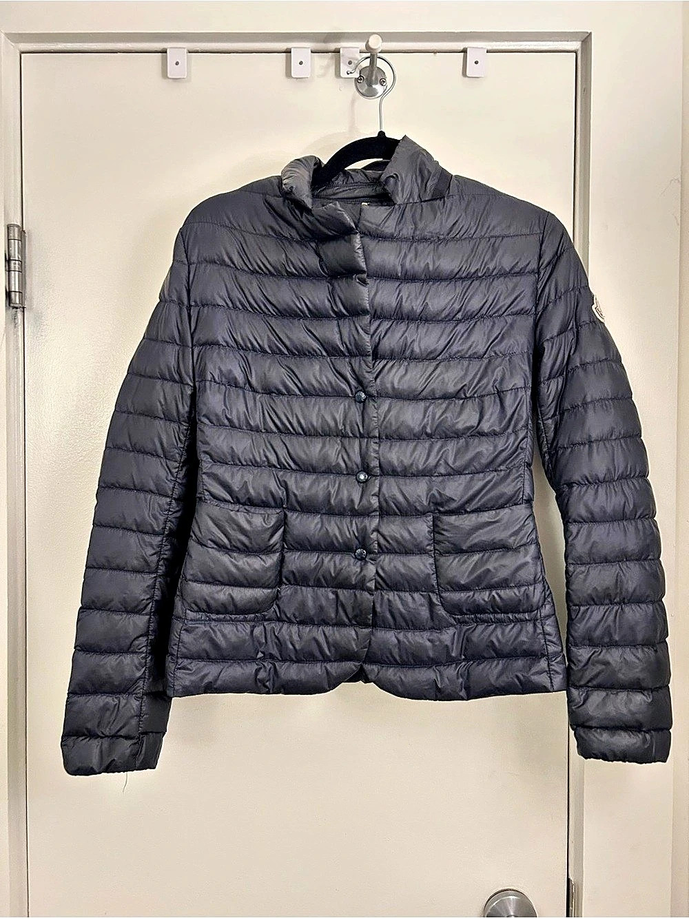 Moncler Leyla ultralight padded jacket Puffer Jacket in Black Size 0 Like New